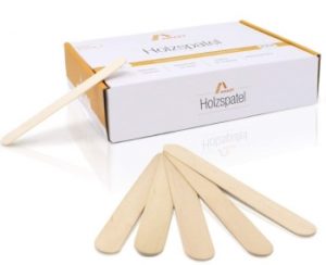 Les Spatules en bois Amazy pour appliquer la cire 